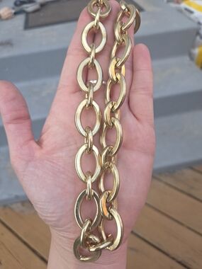Gold Chunky Link Necklace - Women Jewelry